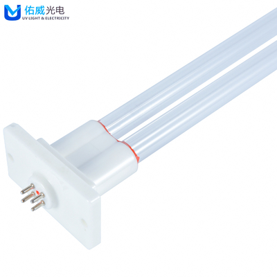 Lámpara UV de amalgama de 185 nm en forma de U O3 con alto contenido de ozono UVC aceite de descomposición