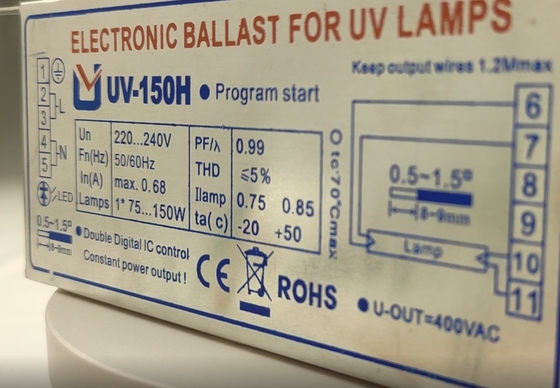 lastre uvc 150H ULTRAVIOLETA de 220V 150W para el lastre favorable de la lámpara de U810 Z1554