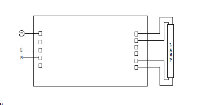 lastre uvc 150H ULTRAVIOLETA de 220V 150W para el lastre favorable de la lámpara de U810 Z1554