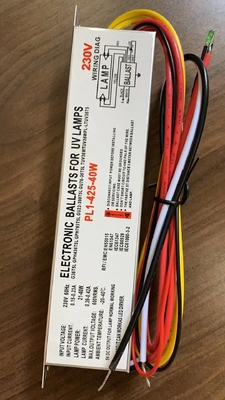 lastre electrónico de la lámpara ULTRAVIOLETA de 230V 40W para germicida