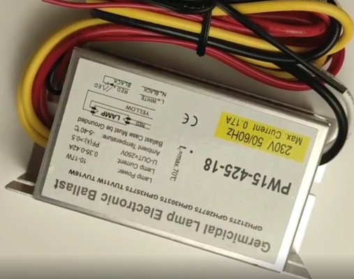 esterilizador UVC electrónico 18w 4 Pin For T5 del lastre de la lámpara de 24V DC