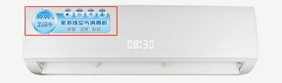 caída portátil del filtro de aire del purificador del aire del producto de 190W 100m2 en la pared