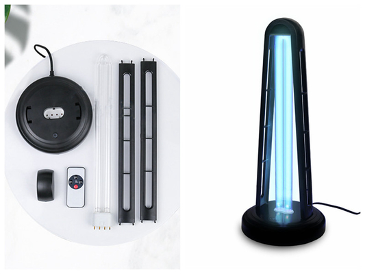 lámpara de mesa ultravioleta ultravioleta desmontable 38w con teledirigido