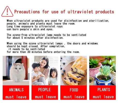lámpara de mesa ultravioleta ultravioleta desmontable 38w con teledirigido