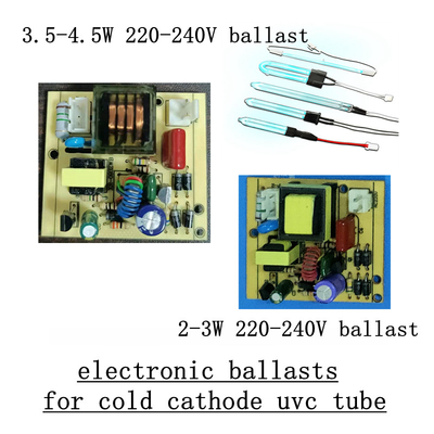 Tubo ligero UVC germicida frío ULTRAVIOLETA modificado para requisitos particulares del bulbo 254nm del cátodo de 3W