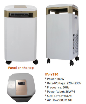 lámpara ultravioleta del aire 254nm del cuarzo UVC esterilizador/200w del purificador