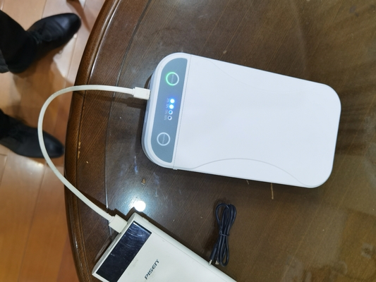 Limpiador profundo del bolso de la caja de la esterilización de la desinfección del teléfono móvil ultrasónico ULTRAVIOLETA