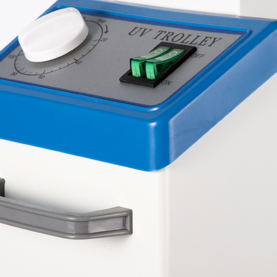 vehículo médico ligero UVC del desinfectante de la carretilla ULTRAVIOLETA de la desinfección del aire 30w
