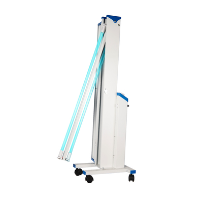 vehículo médico ligero UVC del desinfectante de la carretilla ULTRAVIOLETA de la desinfección del aire 30w