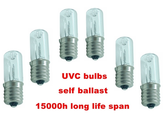 Bulbos germicidas 254NM de la luz UV de ZW-S4W para el purificador del dispensador del agua