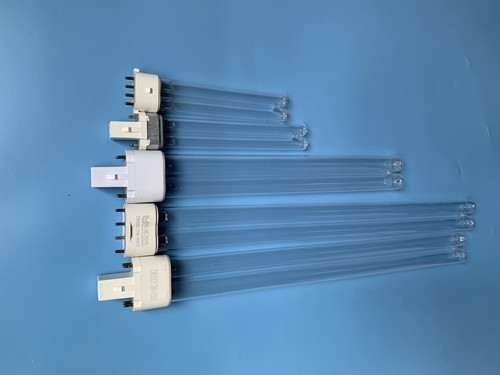 Tipo lámpara ULTRAVIOLETA ligera UVC de cristal de H de la desinfección del ozono de los tubos 185nm de 40W para el aire