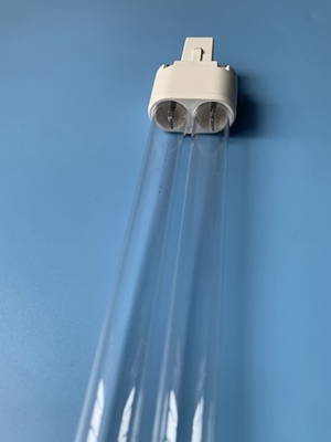 H forma la lámpara limpia del cuarzo de los tubos 36w 185nm 254nm de la matanza ligera UVC del virus