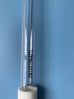 Los tubos de la luz UV del gas inútil del cuarzo 10W 212m m matan a la lámpara UVC de la desinfección del ácaro