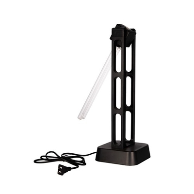 Lámpara germicida UVC portátil negra ligera UVC del color 254nm 40W para la casa