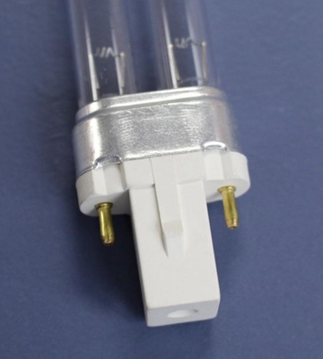 4 lámpara germicida ULTRAVIOLETA de la desinfección del agua de la forma de la luz UV H de PIN Single Ended 9W
