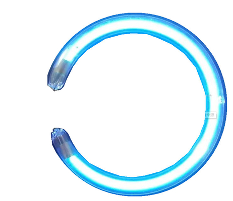 20000 horas Lámpara UV de cátodo frío 254 Nm Tipo de anillo chupete circular