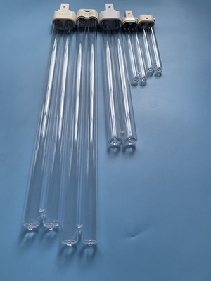 5W los tubos ligeros UVC H forman la lámpara uvc de la lámpara 254nm del tubo ULTRAVIOLETA germicida del cuarzo