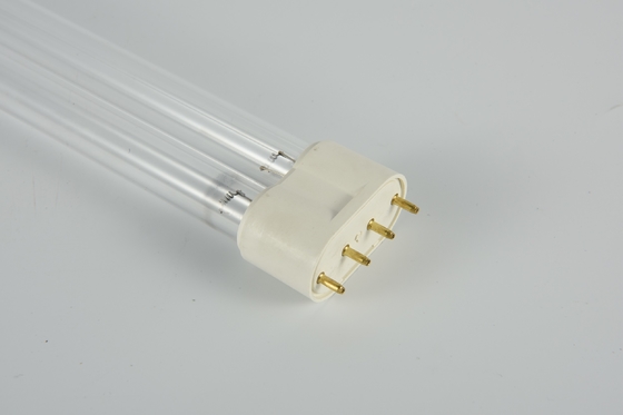 Tipo lámpara ULTRAVIOLETA ligera UVC de cristal de H de la desinfección del ozono de los tubos 185nm de 40W para el aire