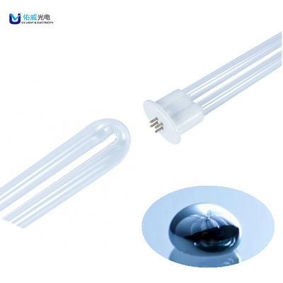 Tratamiento de aguas residuales domésticas UVC Luz en forma de U 100w Lámpara UV