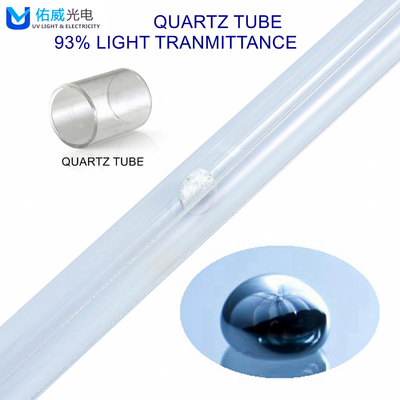 tratamiento ULTRAVIOLETA del agua potable de la lámpara los 25-200cm de la amalgama de la prenda impermeable 75w