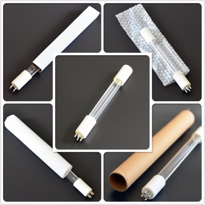 tubo de esterilización llevado ultravioleta ultravioleta T5 10W 15W 20W 30W 40W 7 del bulbo de la desinfección de las luces de la lámpara del tubo recto doble ultravioleta del lado