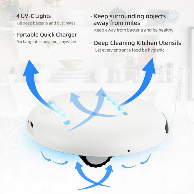 Robot de esterilización automático ultravioleta germicida de la inteligencia artificial alto-enery
